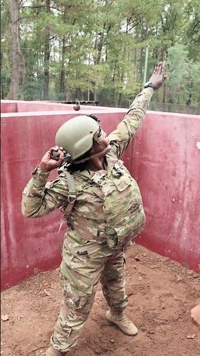 She Pulled The Pin… Then This Happened! 💥 #MilitaryLife #Military #Shorts #army