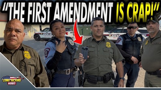 U.S Border Patrol Reveal Their DISDAIN For The First Amndment!