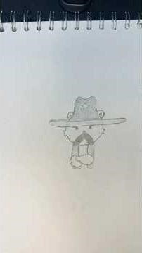 Drawing a cute simple hamster