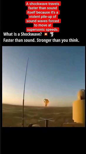Shockwaves are supersonic sound pile-ups!💥#Science#Viral #Shockwave #Physics