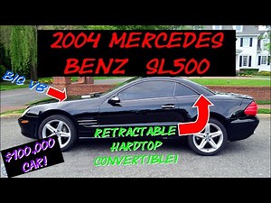 2004 Mercedes Benz SL500 REVIEW -- V8 Startup & Walkaround + Convertible Top-Op (HD)