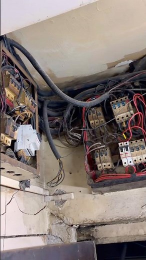 Electrical work for DB (Distribution Box) installation involves securely m #diy #shorts #fblifestyle