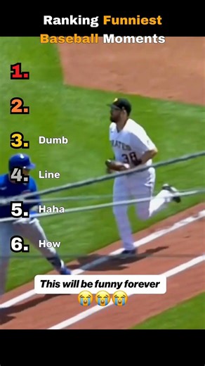 Ranking Funniest Baseball Moments! #baseball #awesome #funny #laugh #love