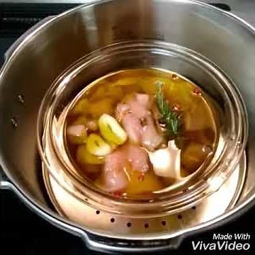 あなたとわたしの圧力魔法鍋で、鶏むね肉のコンフィ を作ってみました！