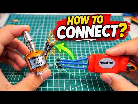 How to Run a Brushless Motor (BLDC) Without a Flight Controller