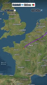 219K views · 740 reactions | The longest flight from Europe  | Flight and routes Every day | Facebook