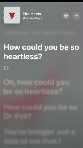 Kanye West - Heartless Lyrics Analysis