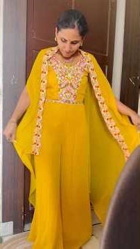 Best haldi outfit for women / Ghamu Saran / How to choose the right Haldi dress? #shorts #outfit