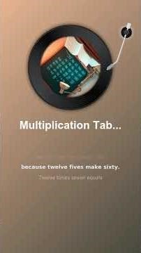 Multiplication Tables, Twelves