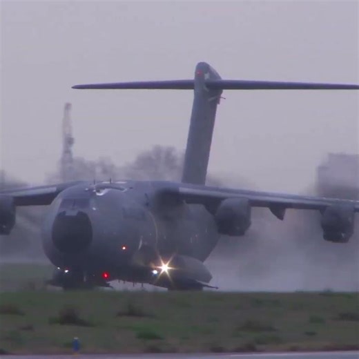 Watch: 37-Ton Cargo Plane Tries to be a Rocket!