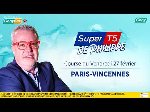 LE PRONO DU SUPER TOP 5 (R1-C9) | 27/02/2026 | A PARIS-VINCENNES