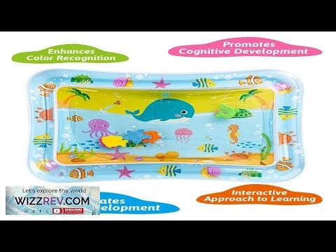 Baby Water Play Mat Inflatable Cushion PVC Infant Tummy Time Toddler Water