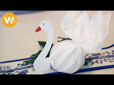 Martinsgänse basteln - Tischdekoration für St.Martin