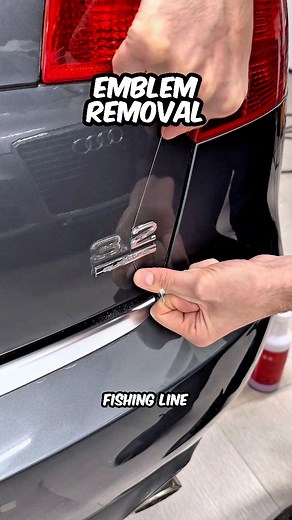 How to debadge your car in MINUTES #cars #detailing #fyp #fblifestyle | Modern Vehicle Care