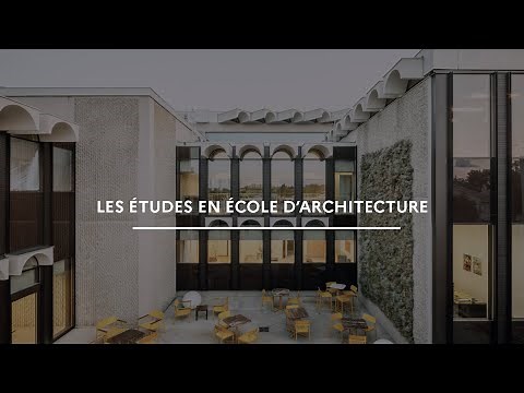 Les études en école d'architecture