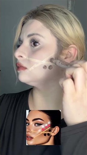 Contour hack‼️❌✅thoughts? #makeup #contour #tipsdebelleza