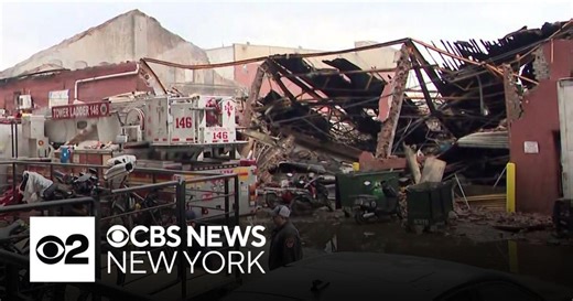 Massive Sunset Park fire reduces factory to rubble