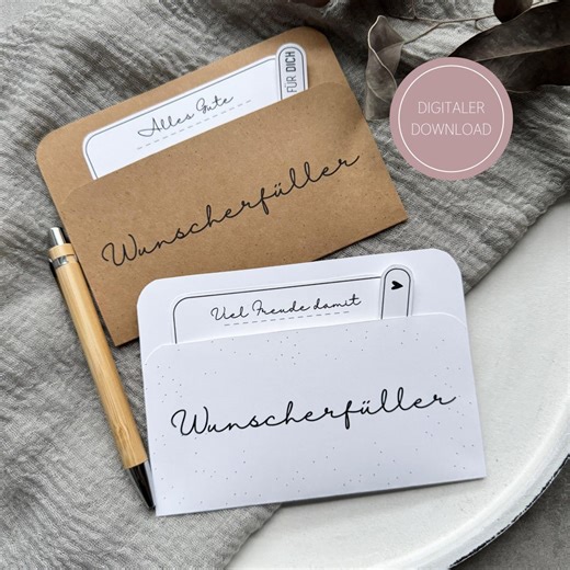 Printable Wish Granter / A6 Gift Certificate / Last Minute Gift Idea / DOWNLOAD - Etsy