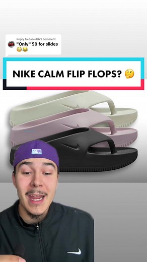Replying to @danielsb THE NIKE CALM FLIP FLOPS? 🤔 HOW DO YOU FEEL ABOUT THESE? 👀 #nikecalmslides #slides #slidereview #streetwearstyle #greenscreen