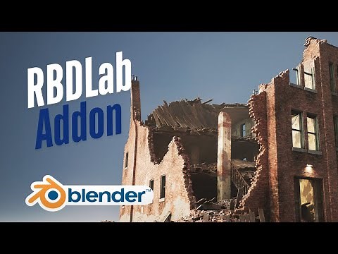 RBDLab Blender Addon: Building Demolition, Car Crashes, Cloth Simulation & More | Digital Effect"