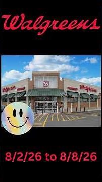 Walgreens 8/2/26 to 8/8/26 - FREE+$3.35MM Online Transaction - If You Have These Coupons...FREE!!!