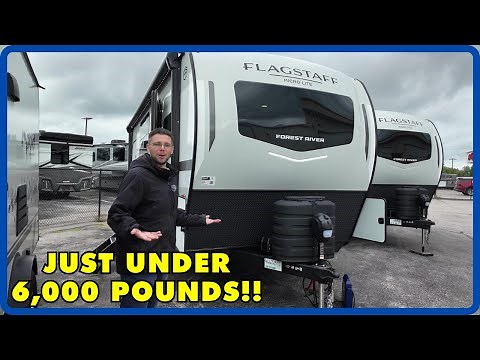 Perfect Couples Micro Lite Under 6,000lbs! 2026 Forest River Flagstaff Micro Lite 25FBD