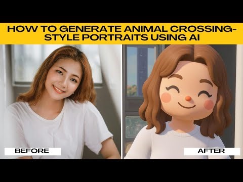 Turn Yourself into an ANIMAL CROSSINGS CHARACTER Using AI!