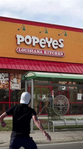 Popeyes hack: Ditch the dry biscuit. Add honey & chicken for a southern treat that'll make you scream 'I love that chicken from Popeyes!' #PopeyesHack #FoodHacks #TikTokFood #ChickenSandwich #LifeHacks