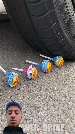 Crushing and crunchy things by car #gadgets #crushingtime #challenge #shortvideo