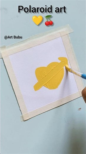 Polaroid art#shorts#viral#drawing #shortsfeed#acrylicpainting