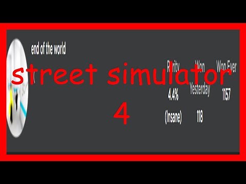 Street Simulator How To Get The End Of The World Badge