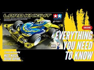 Tamiya Mini 4WD - Lord Knight [VZ Chassis] (UNBOXING) EVERYTHING YOU NEED TO KNOW