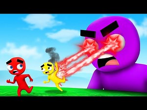 Friends vs GIANT TRAPPER in Topple Tactics