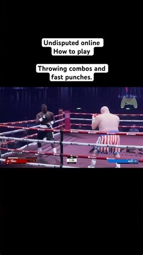 Undisputed online-Throwing combos and fast punches. #boxing #boxer #fnf #ufc #fighting