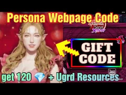 Rise Of Eros New Persona Special Webpage Gift Code.