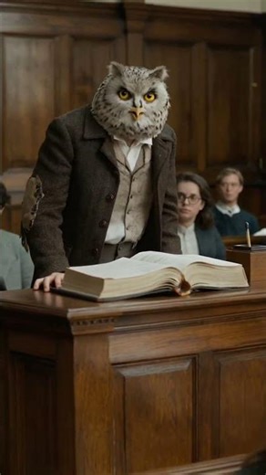 An Owl Professor Lecturing University 🎬 | #AI #Surreal #UnrealScapes