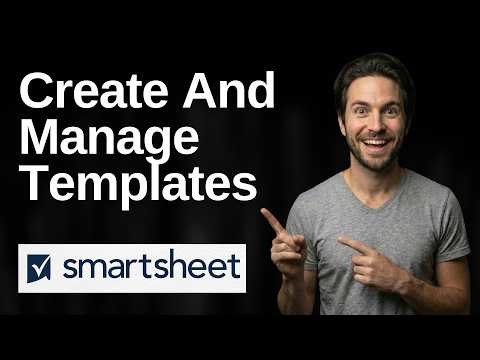 How To Create And Manage Templates In Smartsheet (2026 Easy Guide)
