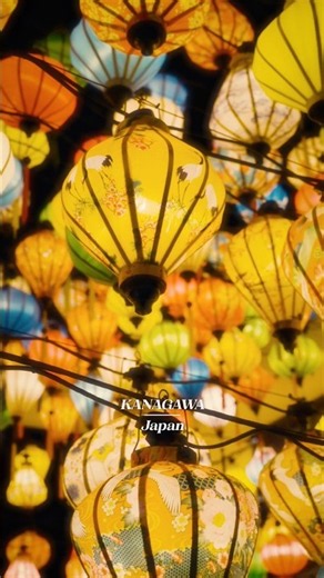 1,000 Lights! Cinematic 360° Fantasy in Yokohama 🏮✨ #short