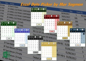 The Ultimate Excel Date Picker - Etsy