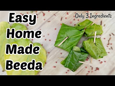 Homemade Sweet Beeda Recipe | Beeda With Less Ingredients