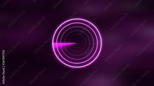 Radar screen background animation, tech display. Backdrop loop of science interface.