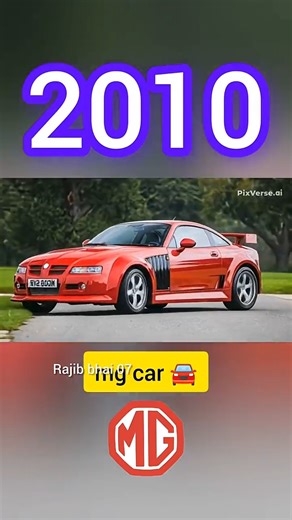 MG Car Evolution 1924–2025 | 100 Years of British Automotive Style #shortvideo