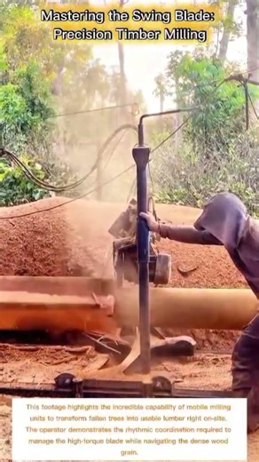 Mastering the Swing Blade: Precision Timber Milling