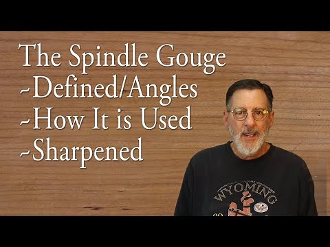 Spindle Gouges: Correct Angles-Sharpening and Turning with Sam Angelo