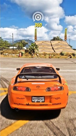 Supra vs Porsche GT3RS vs DeLorean! 🛑 The Ultimate BRAKE TEST | Forza 5 #shorts #forzahorizon5