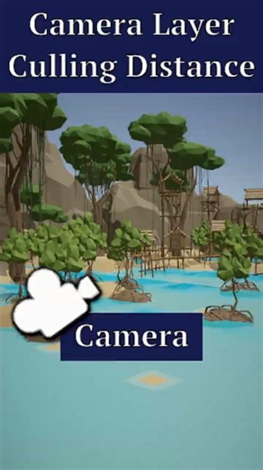 Unity Optimization Tip: Layer Culling Distance 🚀 #Shorts #unity #gamedev