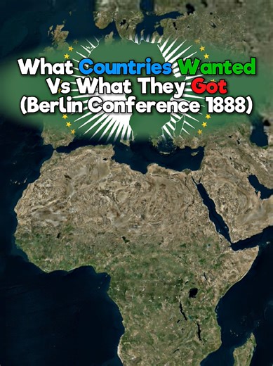What Countries Wanted Vs What They Got (Berlin Conference 1888) | #map #europe #africa #edit #history