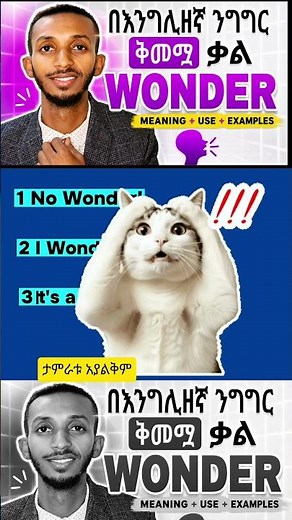 How to Use "Wonder" in English 🤔 #shorts