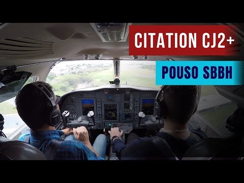 Primeira vez pousando um jato - Pouso Citation CJ2+ na Pampulha (SBBH) com meu pai