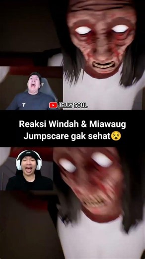 Reaksi Windah dan Miawaug - Game horor 😬 #windahbasudara
